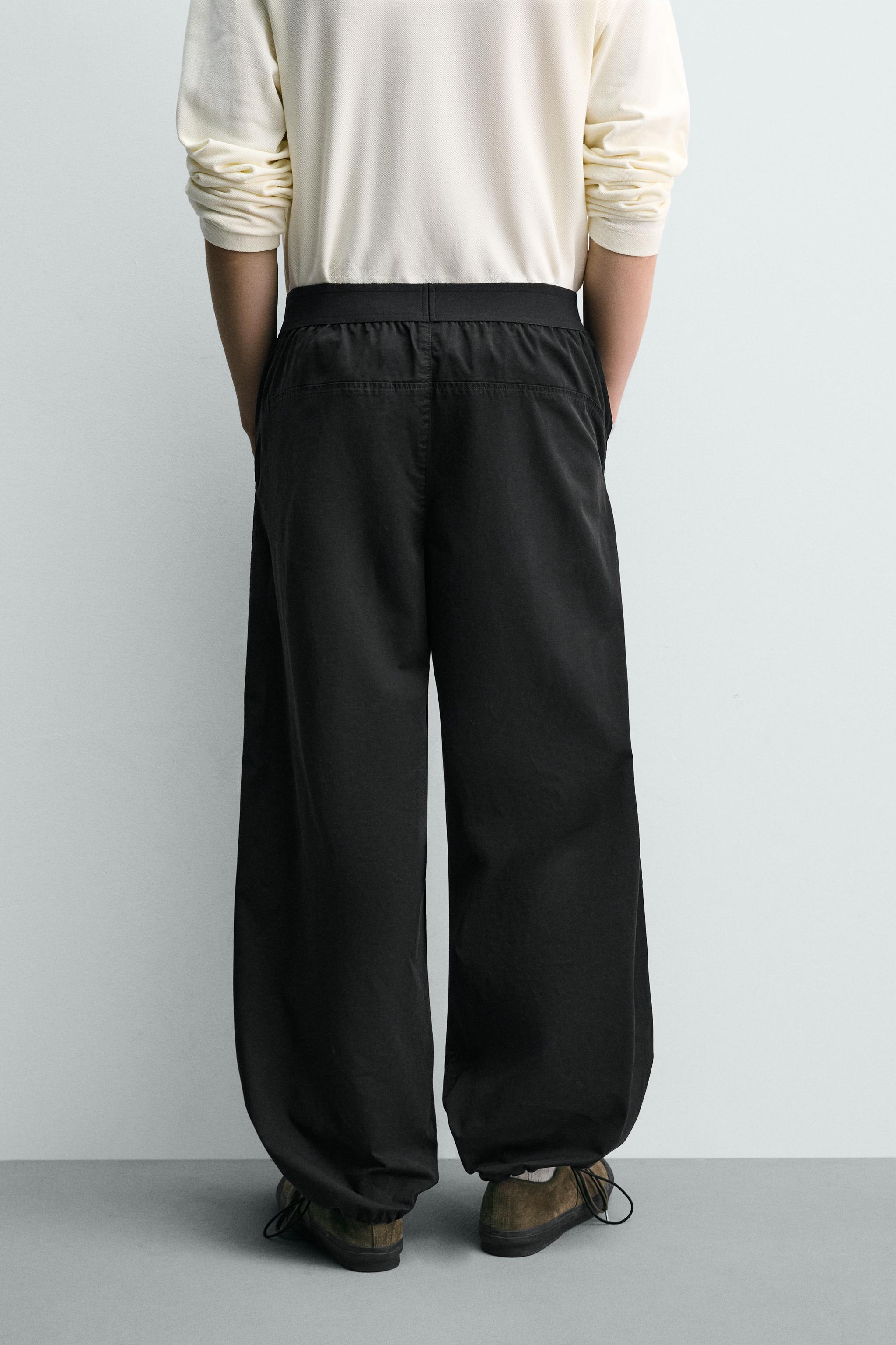 RELAXED FIT PARACHUTE PANTS